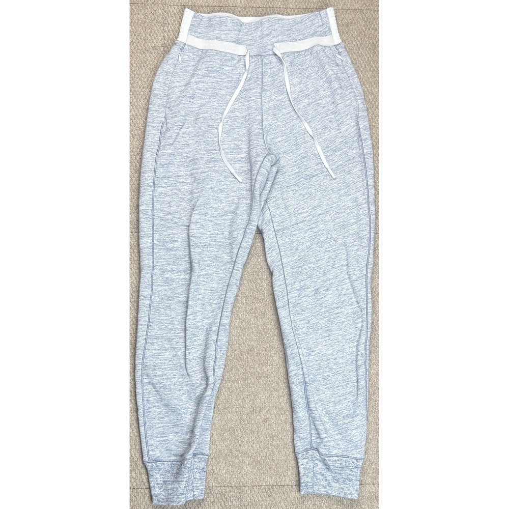 Lululemon Women's‎ High Drawstring Waist Blue Sweatpants Joggers Size 4